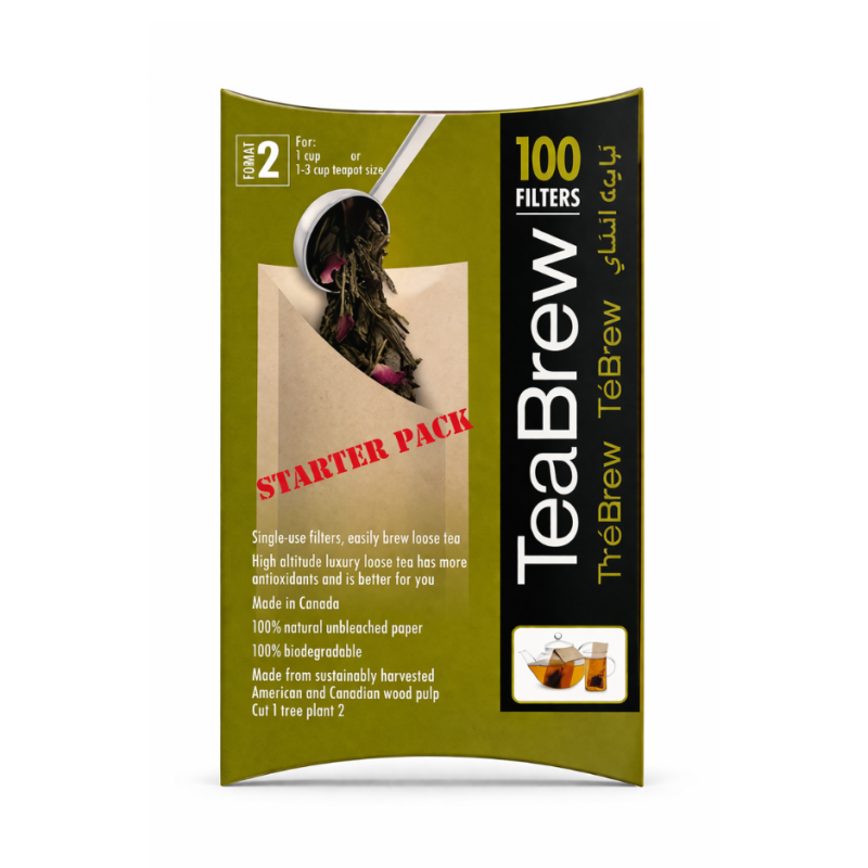 Tea Brew 100pk Filters | Granville Island Tea Co