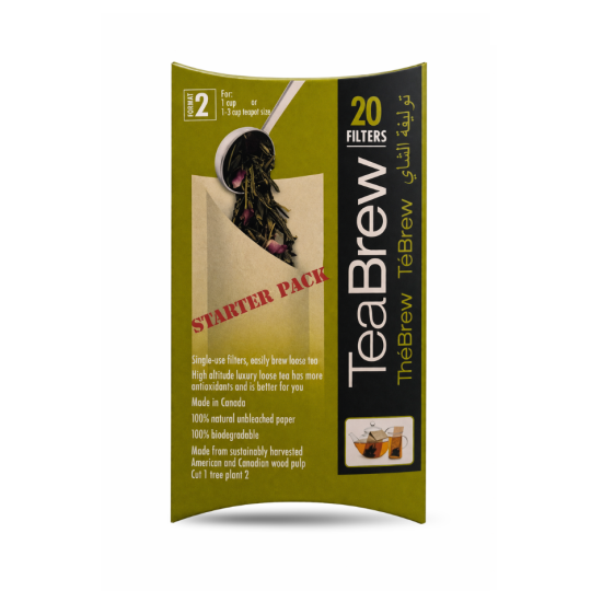 Tea Brew 20pk Filters | Granville Island Tea Co